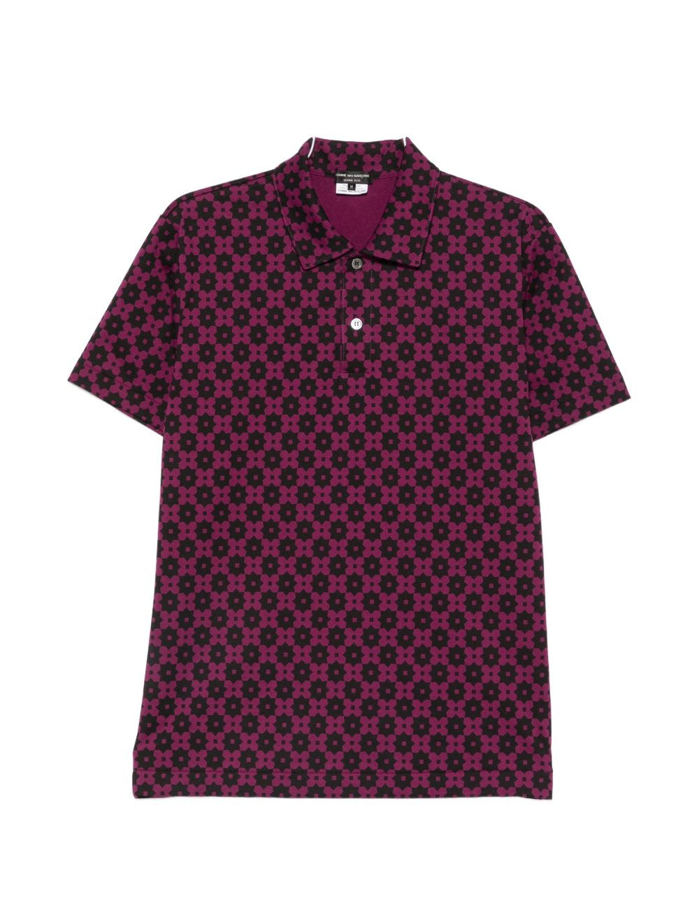 Polo con stampa geometrica in vola Comme des garcons homme plus - uomo 