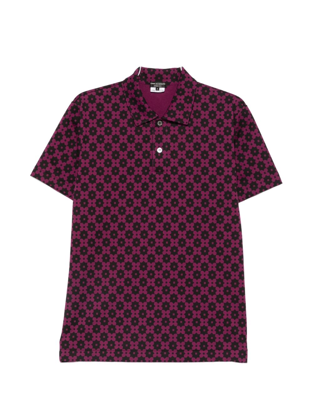 Polo con stampa geometrica in vola Comme des garcons homme plus - uomo 