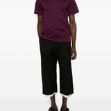 Polo con stampa geometrica in vola Comme des garcons homme plus - uomo 