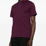 Polo con stampa geometrica in vola Comme des garcons homme plus - uomo 