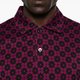 Polo con stampa geometrica in vola Comme des garcons homme plus - uomo 