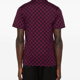 Polo con stampa geometrica in vola Comme des garcons homme plus - uomo 