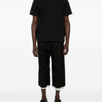T-shirt girocollo a pannelli in nero Comme des garcons homme plus - uomo 