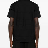 T-shirt girocollo a pannelli in nero Comme des garcons homme plus - uomo 