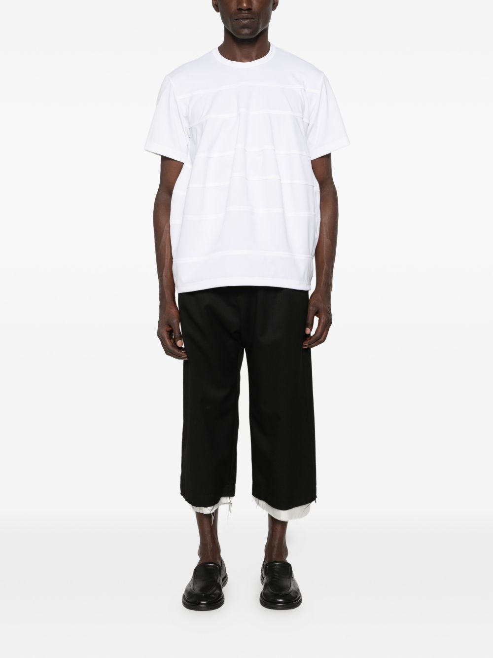 T-shirt a pannelli in bianco Comme des garcons homme plus - uomo 
