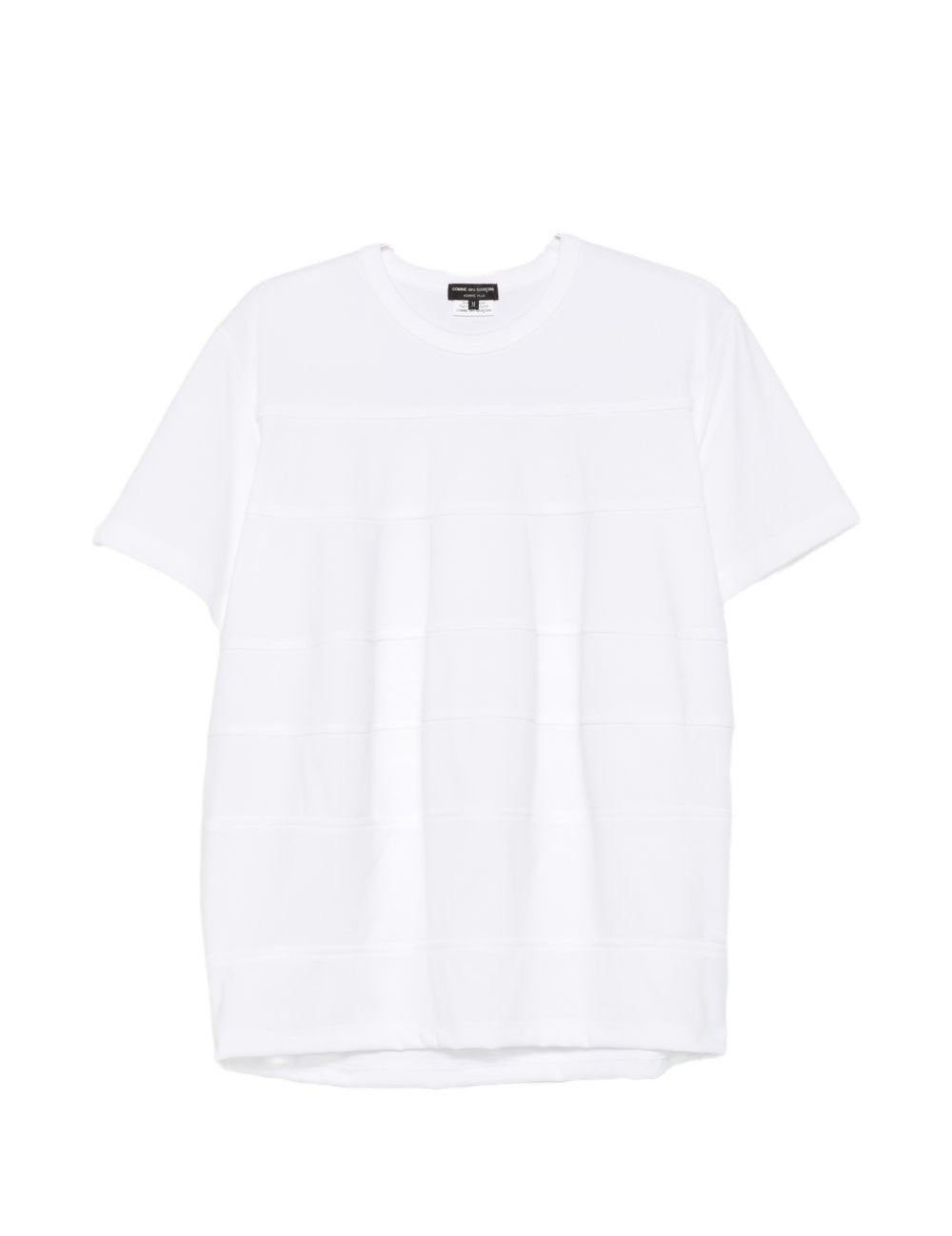 T-shirt a pannelli in bianco Comme des garcons homme plus - uomo 