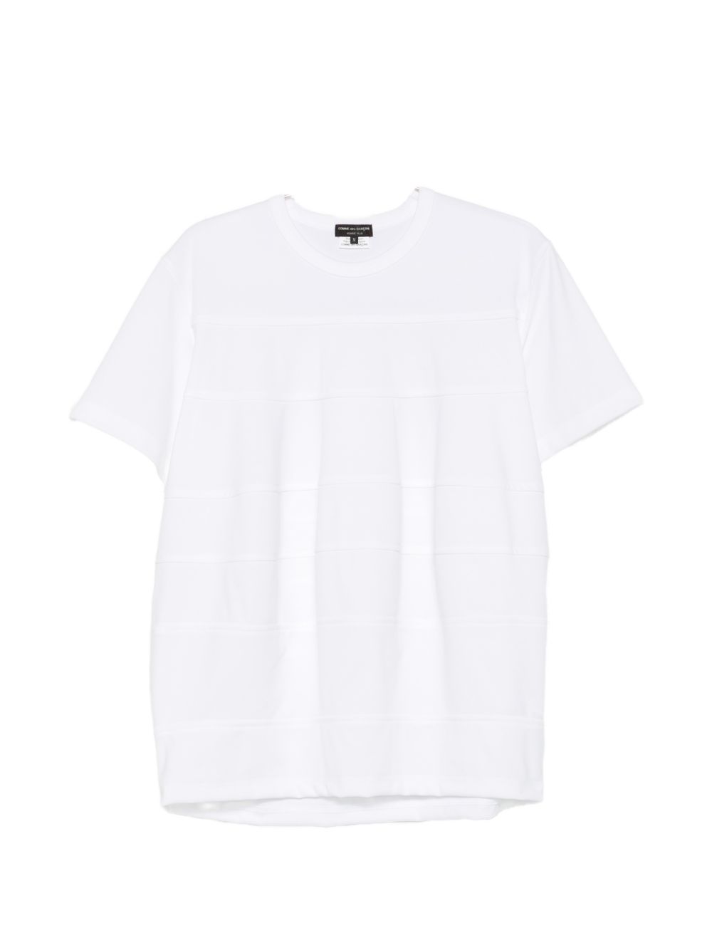 T-shirt a pannelli in bianco Comme des garcons homme plus - uomo 
