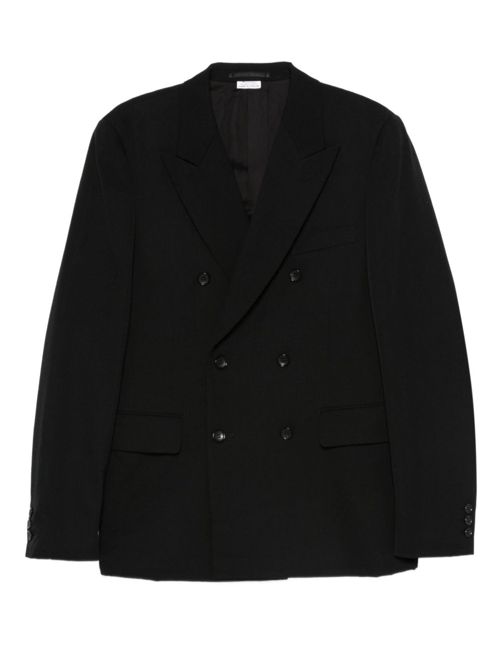 Giacca doppiopetto in nero Comme des garcons homme PLUS - uomo 