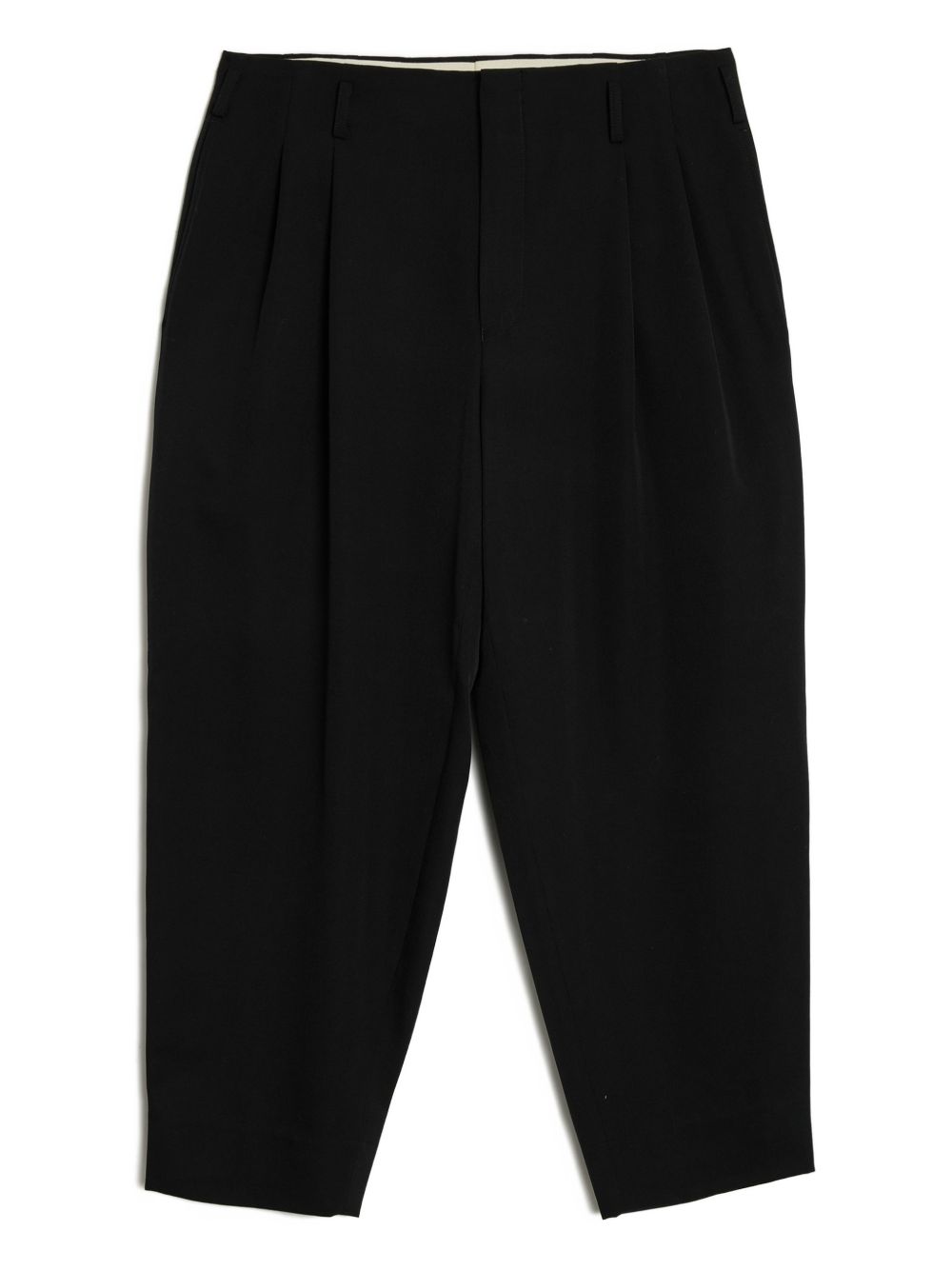 Pantaloni con pieghe in lana in nero Comme des garcons homme plus - uomo 