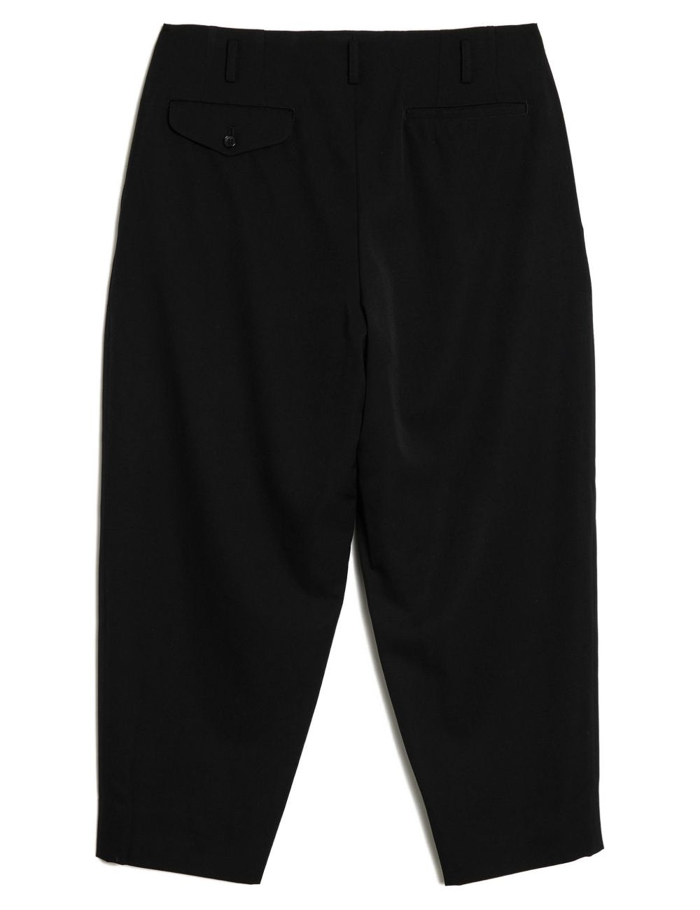 Pantaloni con pieghe in lana in nero Comme des garcons homme plus - uomo 