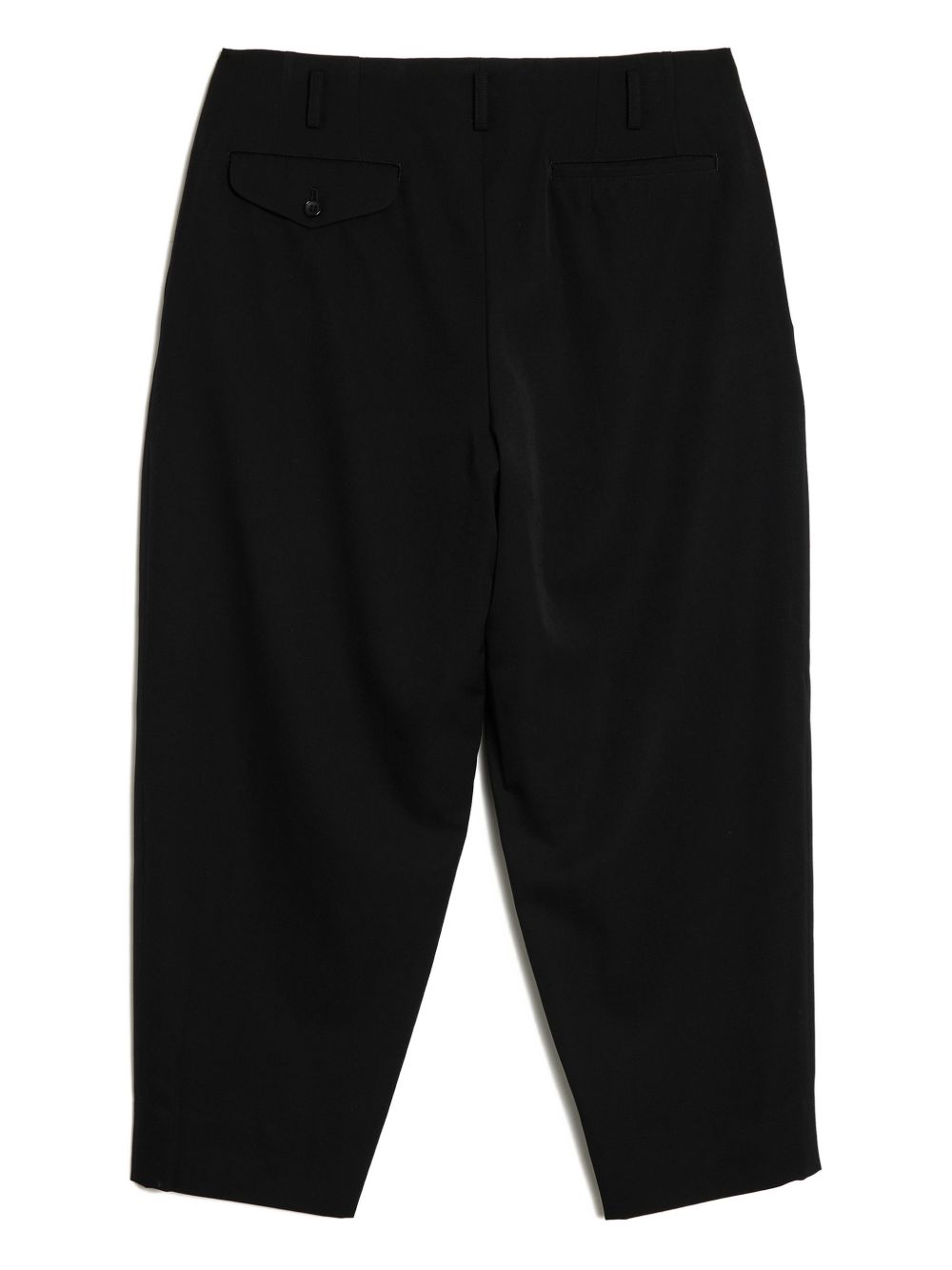 Pantaloni con pieghe in lana in nero Comme des garcons homme plus - uomo 