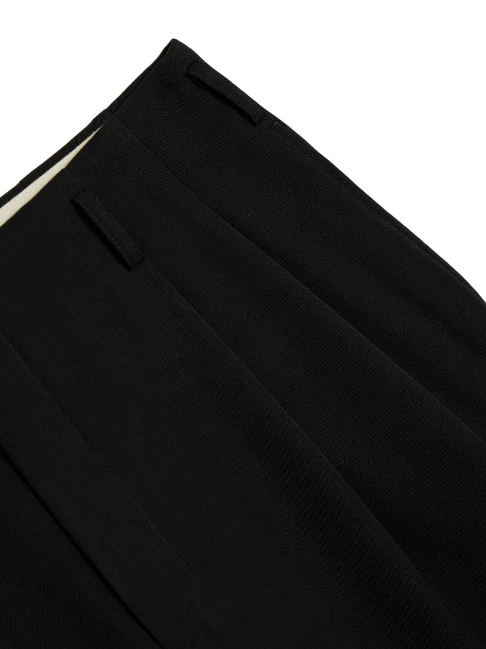 Pantaloni con pieghe in lana in nero Comme des garcons homme plus - uomo 