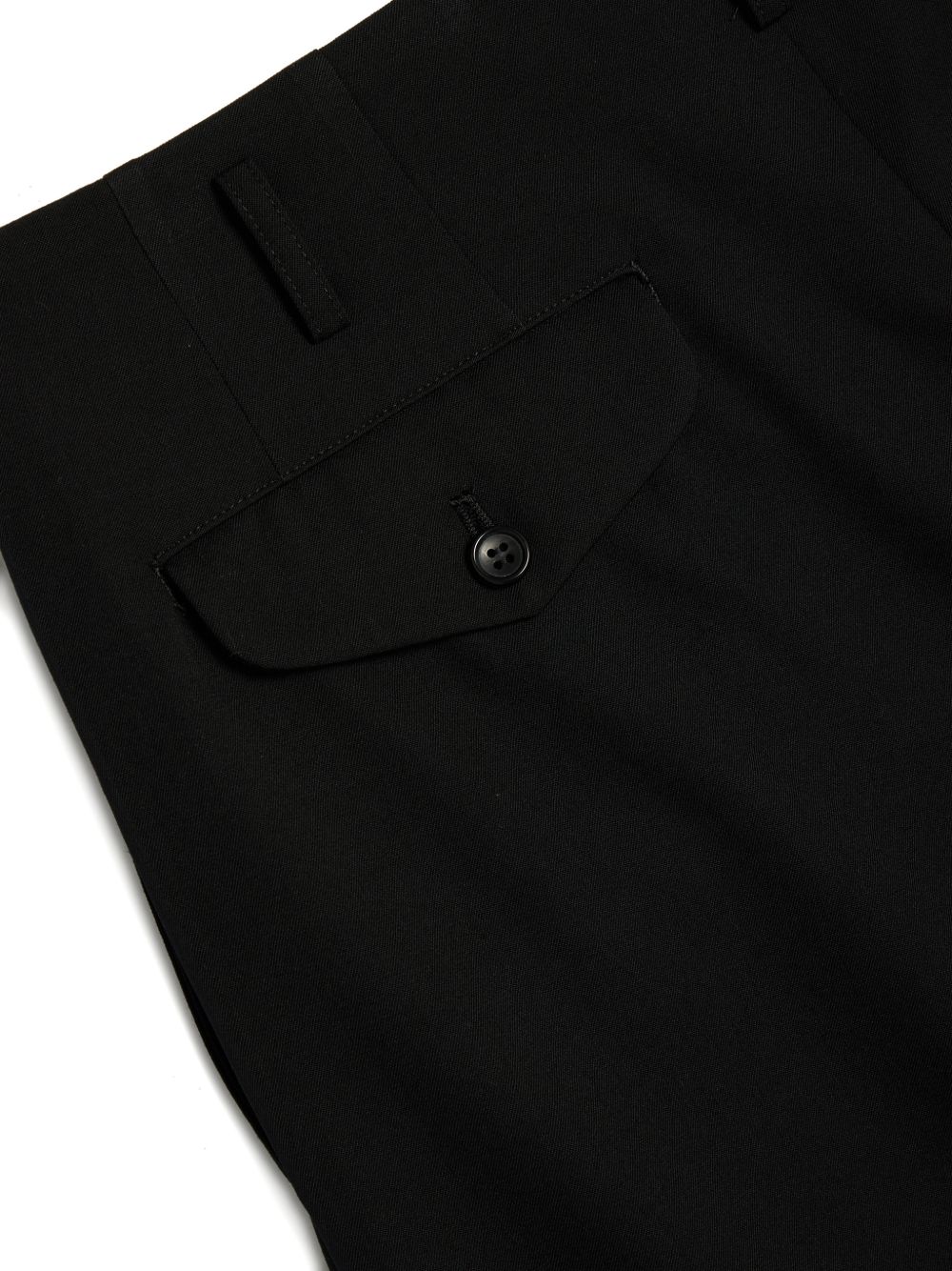 Pantaloni con pieghe in lana in nero Comme des garcons homme plus - uomo 
