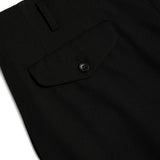 Pantaloni con pieghe in lana in nero Comme des garcons homme plus - uomo 