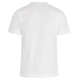 T-shirt con ricamo in bianco Comme des garcons play - uomo 