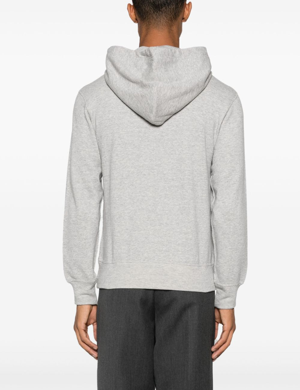 Felpa con applicazione in grigio Comme des garcons play - uomo 