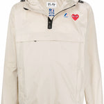 Giacca con cappuccio x K-Way in beige - unisex 