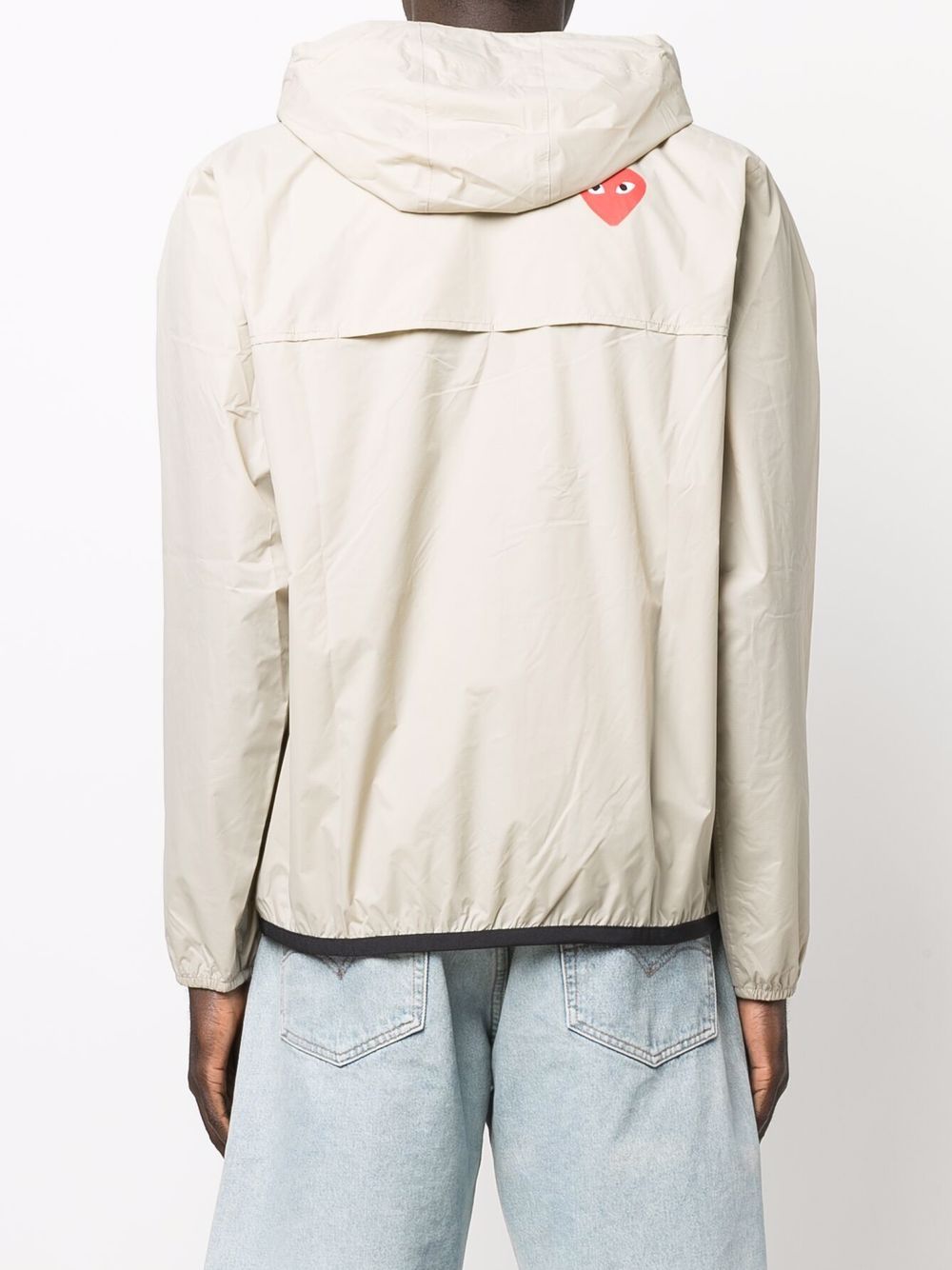 Giacca con cappuccio x K-Way in beige - unisex 