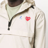 Giacca con cappuccio x K-Way in beige - unisex 