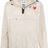 Giacca con cappuccio x K-Way in beige - unisex 