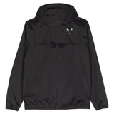 K-Way con cappuccio e logo in nero Comme des garcons play x k-way - unisex 