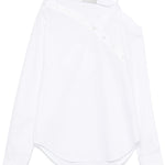 Camicia Heart scollo asimmetrico in bianco Coperni - donna 