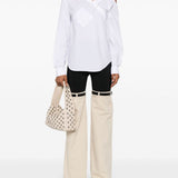 Camicia Heart scollo asimmetrico in bianco Coperni - donna 