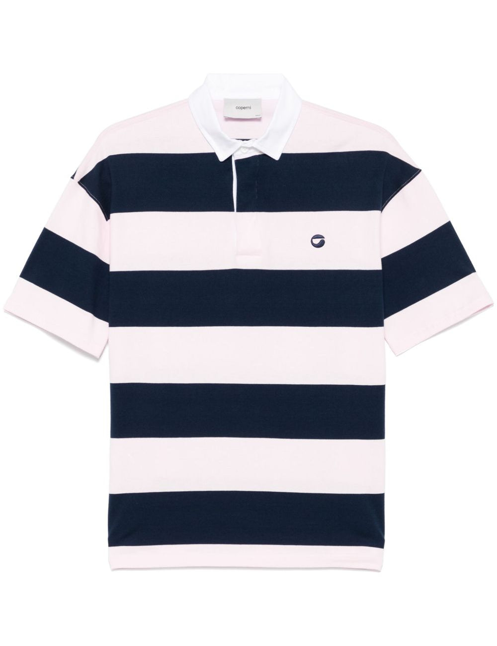 Polo a righe in rosa  e blu Coperni - donna 