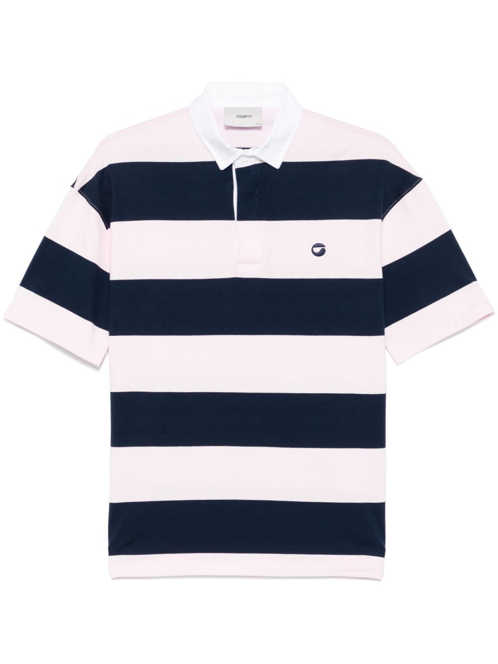 Polo a righe in rosa  e blu Coperni - donna 