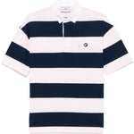Polo a righe in rosa  e blu Coperni - donna 
