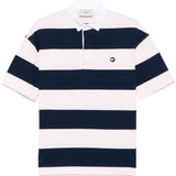 Polo a righe in rosa  e blu Coperni - donna 