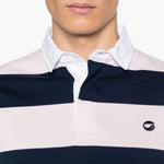 Polo a righe in rosa  e blu Coperni - donna 