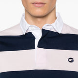 Polo a righe in rosa  e blu Coperni - donna 