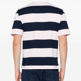 Polo a righe in rosa  e blu Coperni - donna 