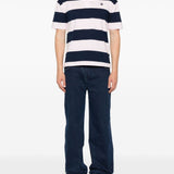 Polo a righe in rosa  e blu Coperni - donna 