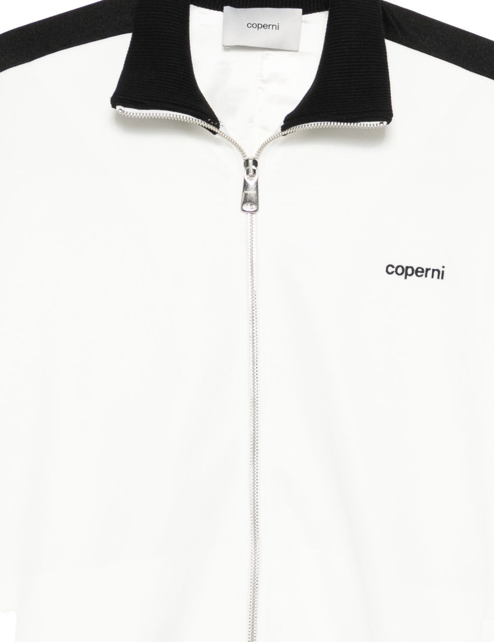Felpa con zip in bianco Coperni - donna 