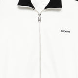 Felpa con zip in bianco Coperni - donna 