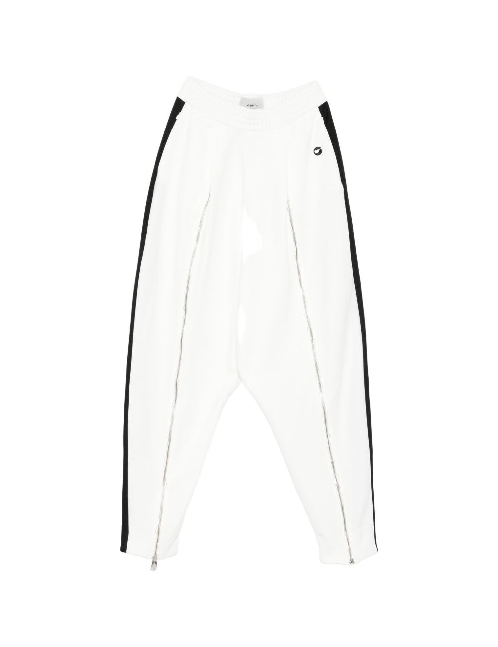 Pantaloni con zip in bianco Coperni - donna 