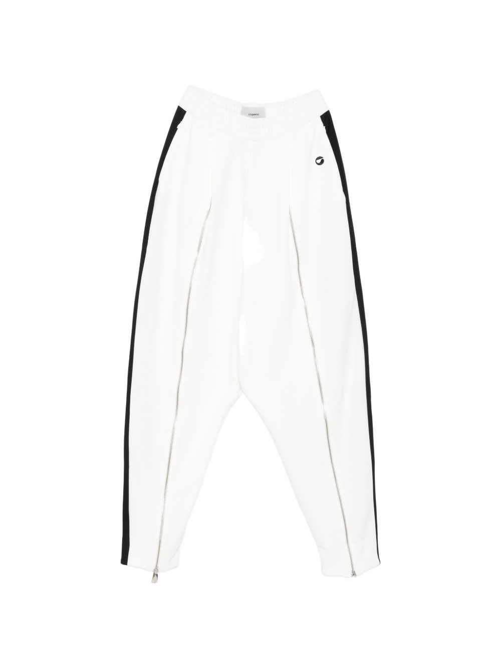 Pantaloni con zip in bianco Coperni - donna 