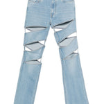 Jeans cut-out in azzurro Coperni - donna 