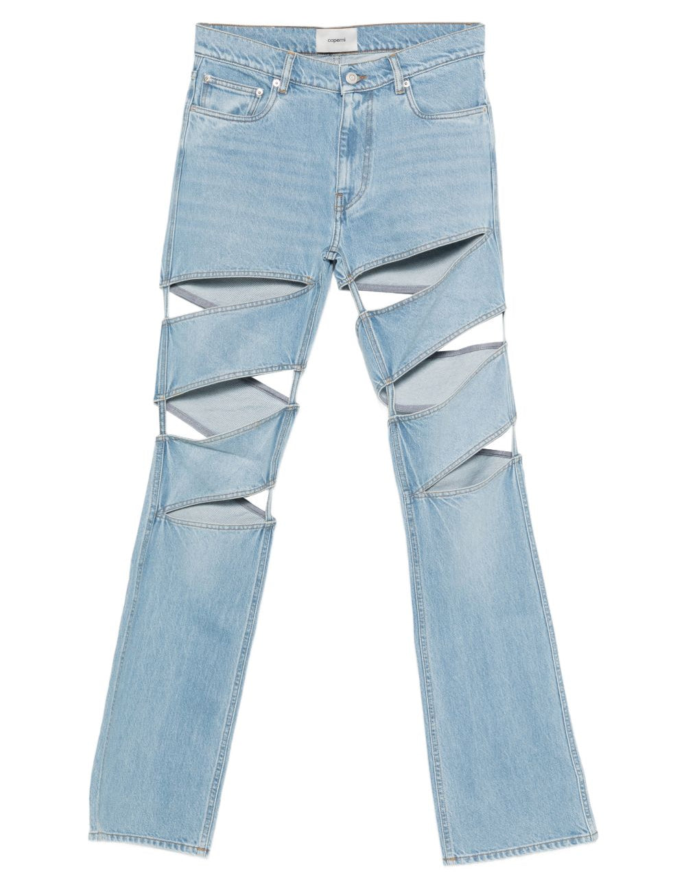 Jeans cut-out in azzurro Coperni - donna 