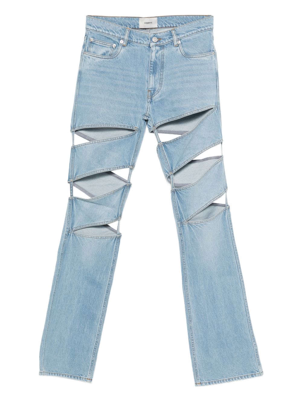 Jeans cut-out in azzurro Coperni - donna 