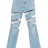 Jeans cut-out in azzurro Coperni - donna 