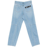 Jeans dritto con dettaglio in azzurro Coperni - donna 