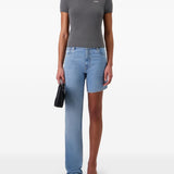 Jeans boyfriend asimmetrico in azzurro Coperni - donna 