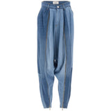 Jeans Sarouel Patchwork in blu Coperni - donna 