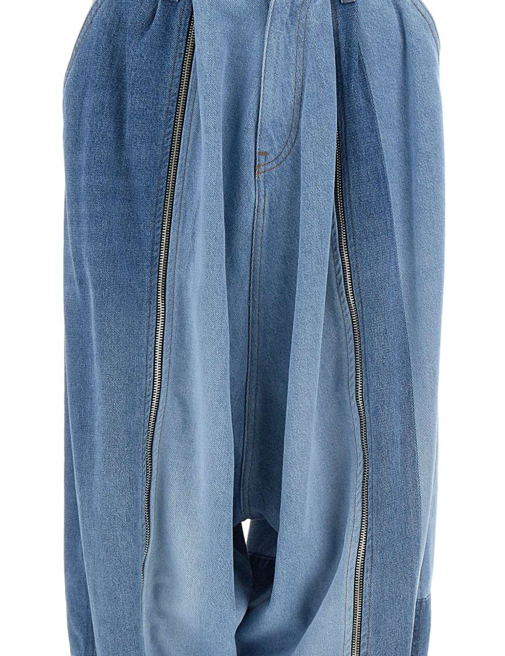 Jeans Sarouel Patchwork in blu Coperni - donna 