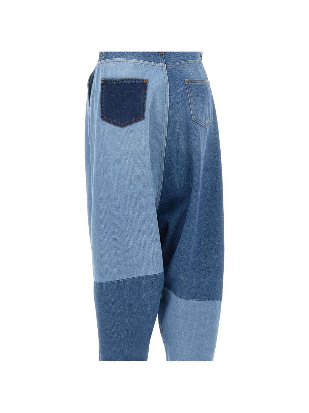 Jeans Sarouel Patchwork in blu Coperni - donna 