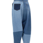 Jeans Sarouel Patchwork in blu Coperni - donna 