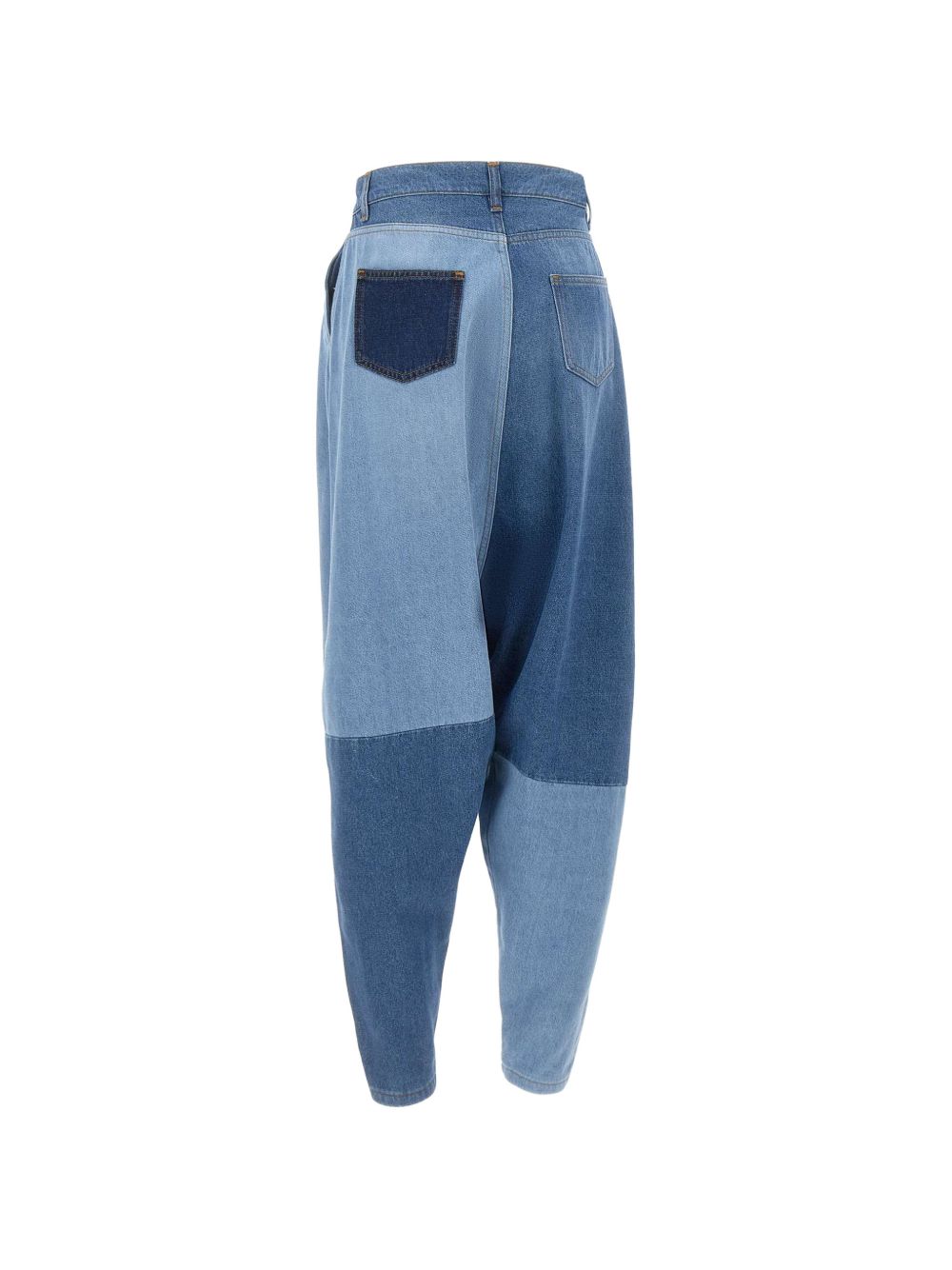 Jeans Sarouel Patchwork in blu Coperni - donna 